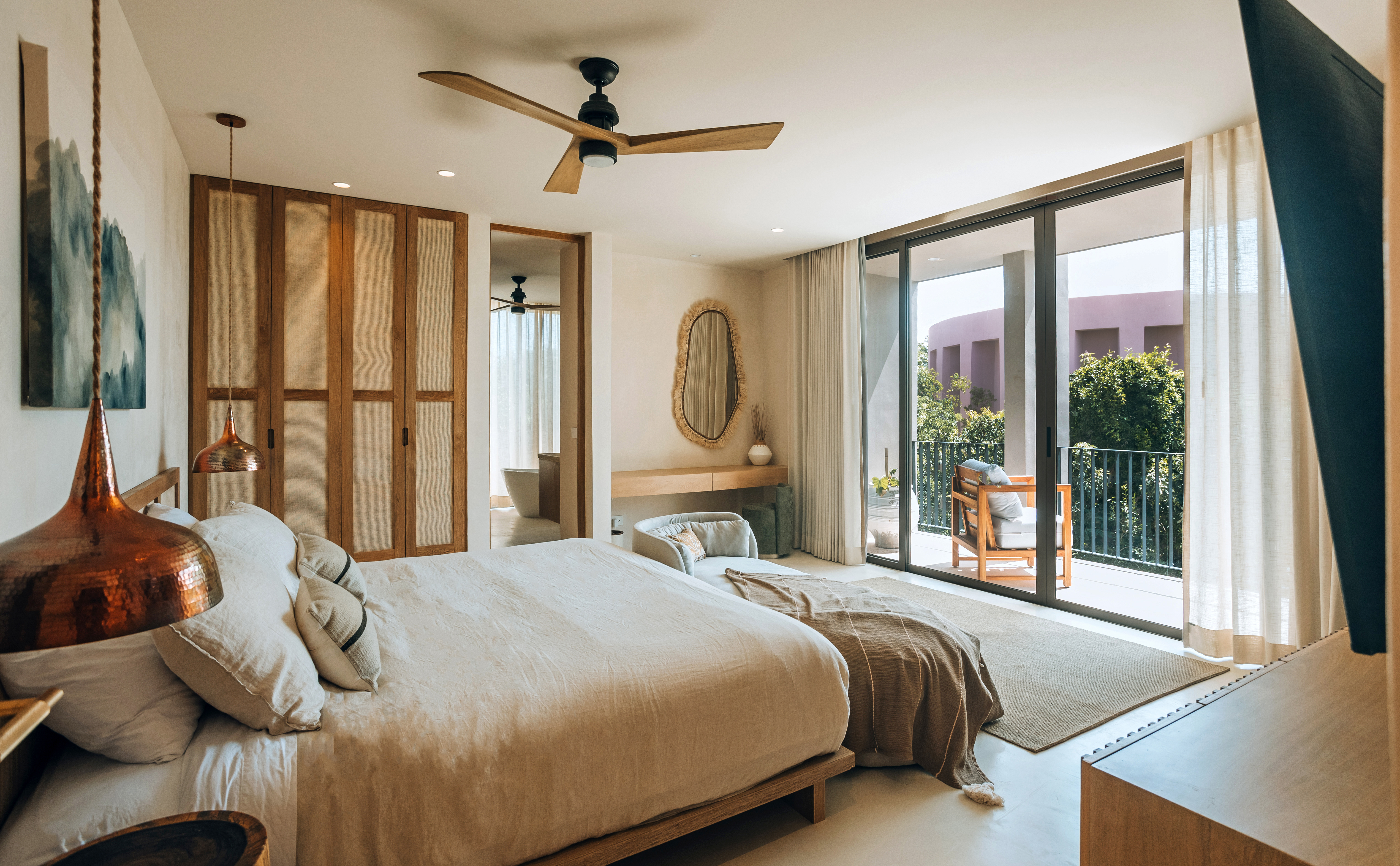 Main bedroom at Villa Marena