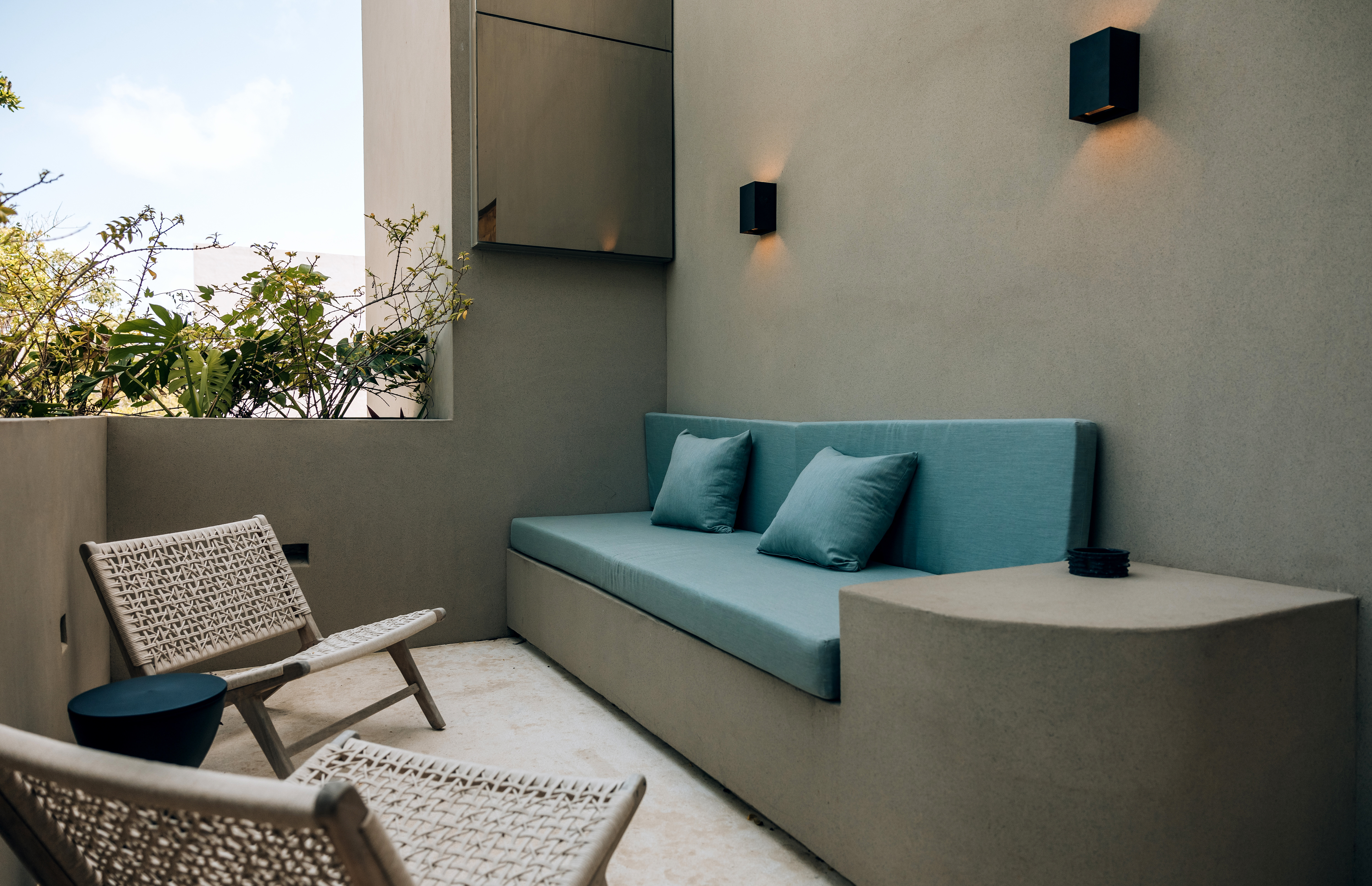 Private terrace at Villa Marena