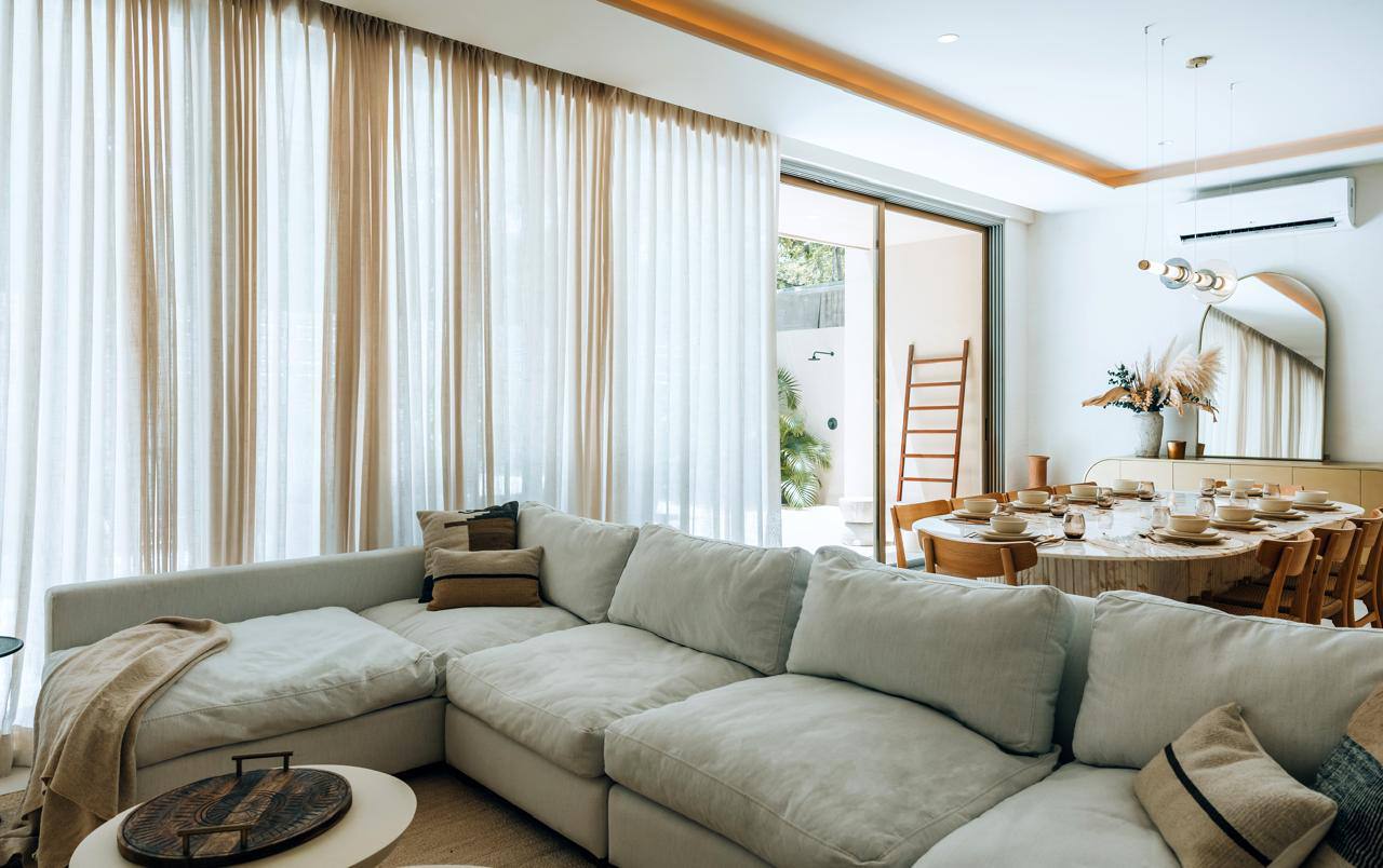 Living room at Villa Marena